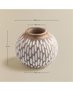 Savannah Dot Sphere Vase