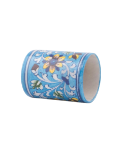 Blue Pottery Pen Stand