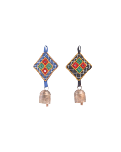 Cloth Mirror Work Bells